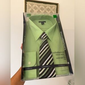 Croft & Barrow Dress Shirt with Handcrafted Tie